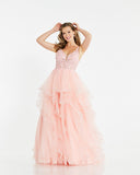 Cheri by Tiffanys layered ballgown prom dress