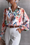 Connie multi patterned blouse