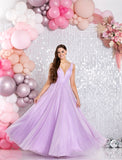 Greta by  Tiffanys sparkle ballgown  prom dress
