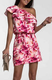 Primrose floral one shoulder dress