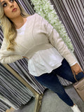 Luci crop v sweater - one size 6 colours