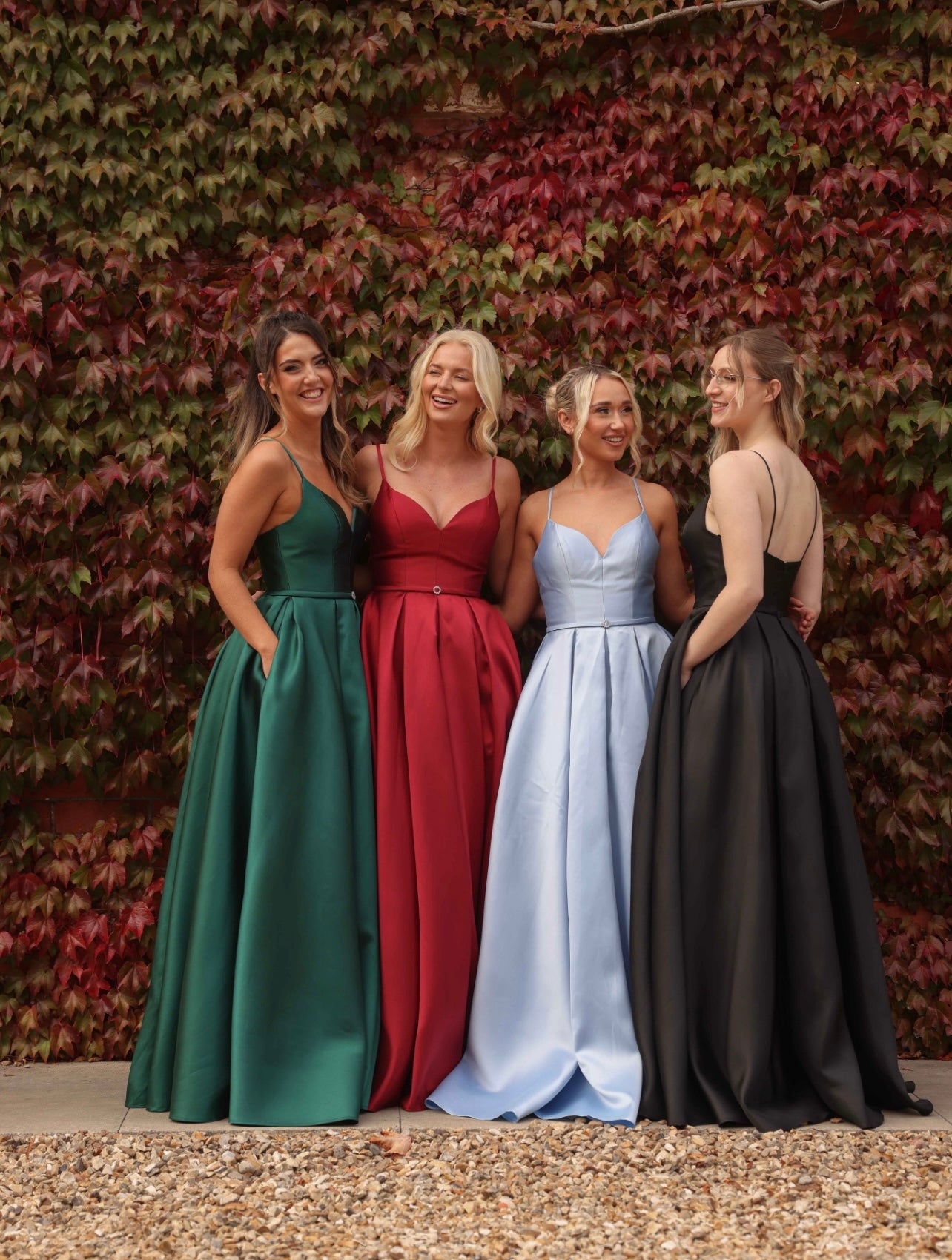 red and silver dress Scala 61317 Fitted Long Formal Prom Dress - Red Silver