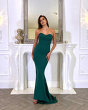 Pia Michi 11294 sweetheart strapless evening gown