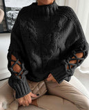 Chunky cable knit jumper 6 colours