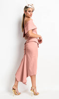 kevan jon queenie peplum dress Kevan Jon Queenie Peplum Knee Dress