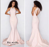Pia Michi 1815 blush pink formal prom dress, bridesmaid dress