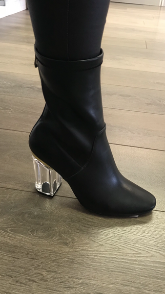 Black sales perspex boots