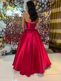Tiffany’s Felicity prom dress ballgown red , royal blue