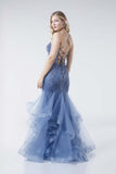 Monica fishtail prom dress by Tiffanys