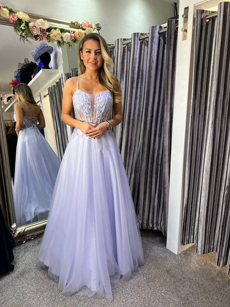Lilac sales tulle dress