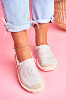 Cleo espadrille slip on canvas shoes - 3 colours