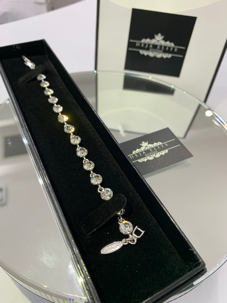 New PAVE Crystal Bangle Bracelet - 18k Gold Plate - made with Swarovski  Crystal Elements - Christmas Gift idea - Rainbow Crystal | Catch.com.au