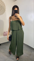 Com - pleat the look . Pleated jumpsuit - 6 colours - one size