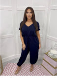 Tyler waist tie relaxed fit jumpsuit - 7 colours