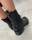 Chelsea stud ankle boots