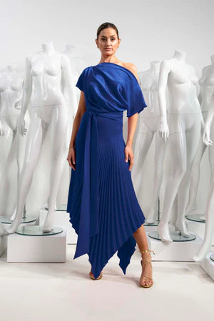 Kevan Jon mila dress cobalt blue – Deja Elite Boutique