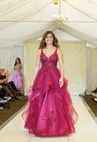 Imelda by Tiffanys layered ballgown prom dress