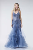 Monica fishtail prom dress by Tiffanys