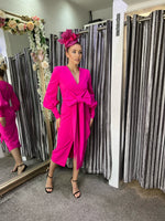 Kevan Jon Adriana dress in flo pink