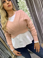 Luci crop v sweater - one size 6 colours