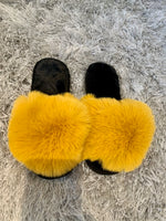 Pimp my Slide! Luxe Faux fur slippers, sliders