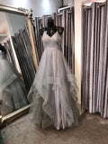 Angelina silver sparkle ballgown  prom dress, bridesmaid dress