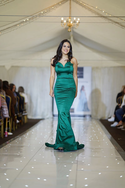 pia michi green dress 1832 | Pia Michi
